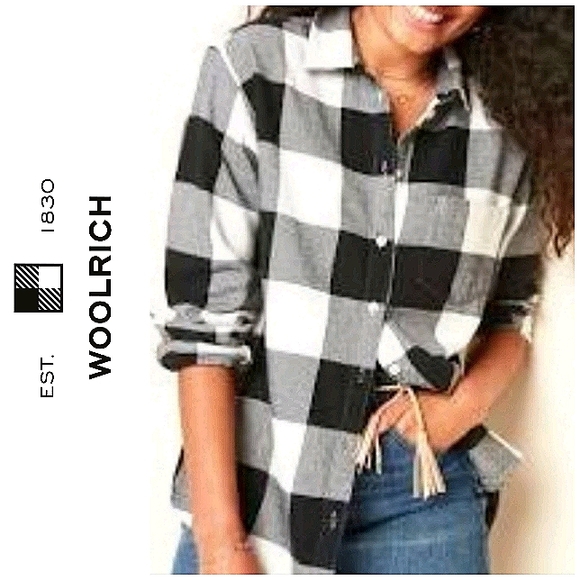Woolrich Tops - Woolrich Women Buffalo plaid flannel shirt, Medium